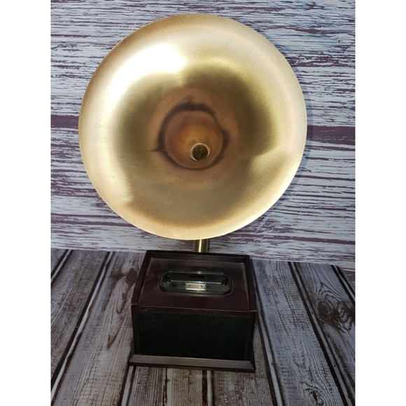 IPOD GAMMOPHONE MP3 MUSIC SPEAKER13" TALL